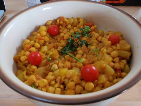 Pois chiche à l'indienne