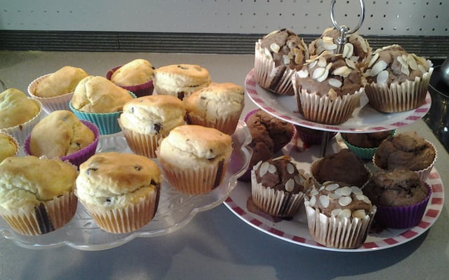 Muffins au fruits rouges