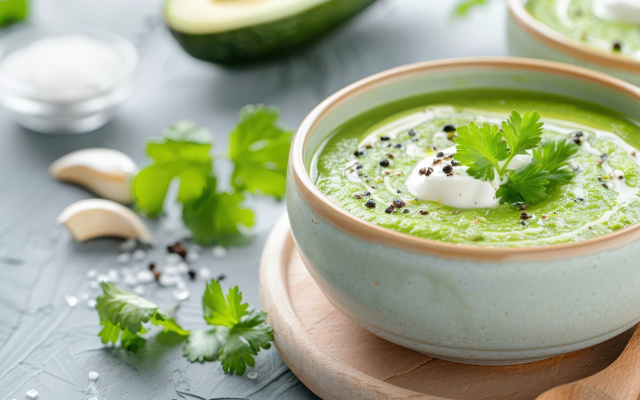 Soupe glacée d'été