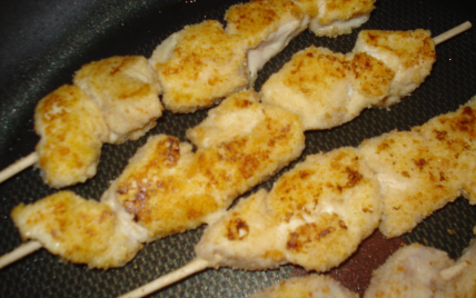 Brochette de poulet tandoori