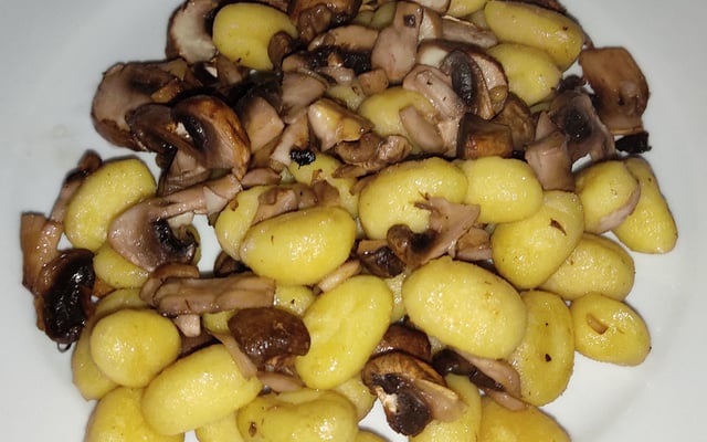 Spaghettis aux champignons