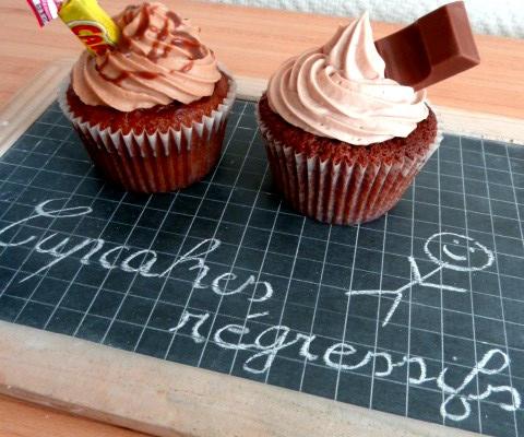 Cupcakes Carambar® et Kinder®