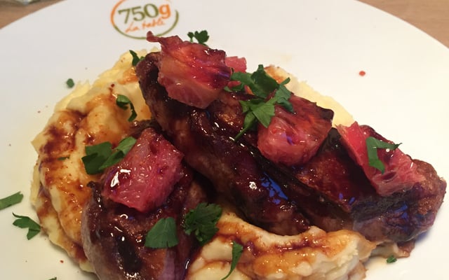 Canard laqué au pamplemousse