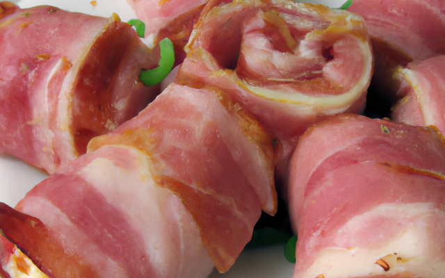 Rouleaux de poireaux au jambon