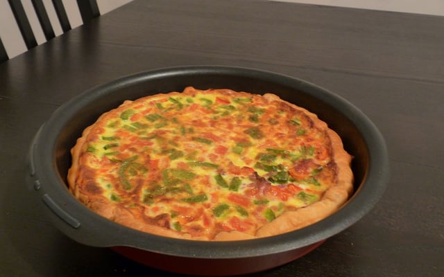 Quiche aux poivrons