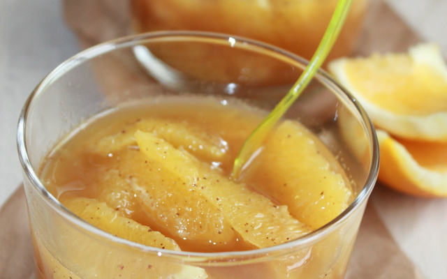 Salade d'oranges épicées
