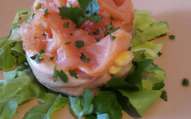 Aumônière de saumon maison