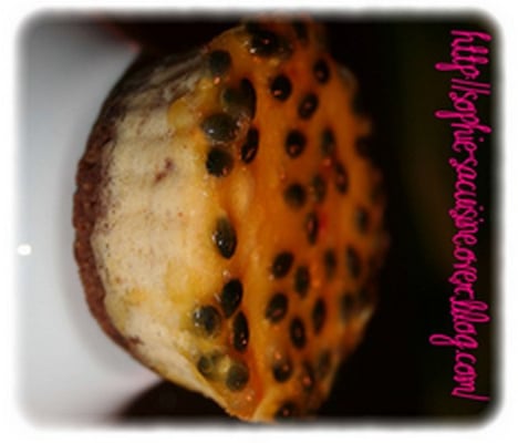 Cheesecake de patidou à la vanille et aux fruits de la passion