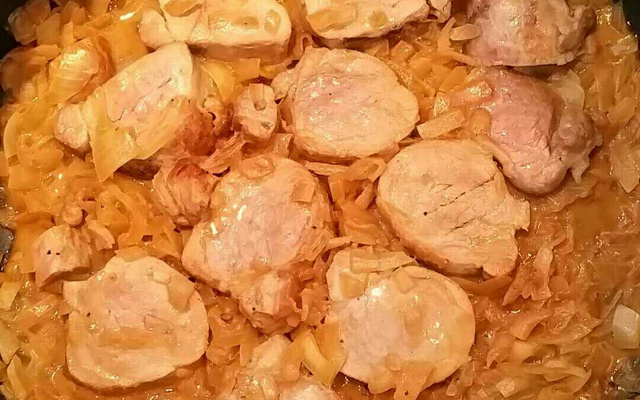 Filet mignon sauce miel-moutarde