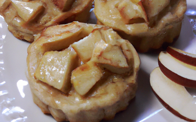 Petit gâteau biscuité aux pommes (minceur)