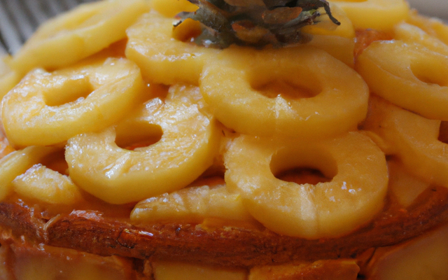 Gâteau à l'ananas de chef