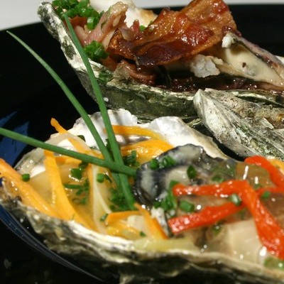 Trilogie d'huîtres creuses Arcachon Cap-Ferret