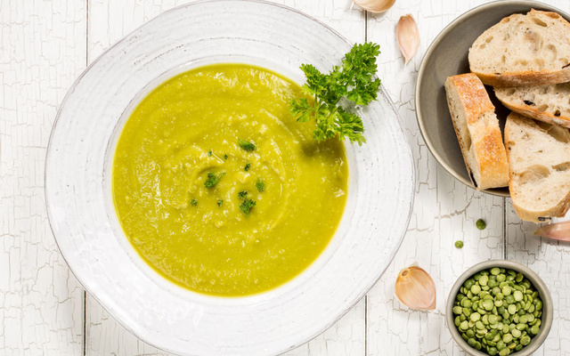 Purée de pois cassés au Companion