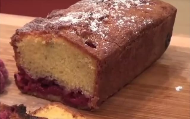 Quatre-Quarts aux framboises