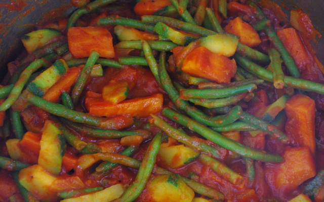 Légumes au curry