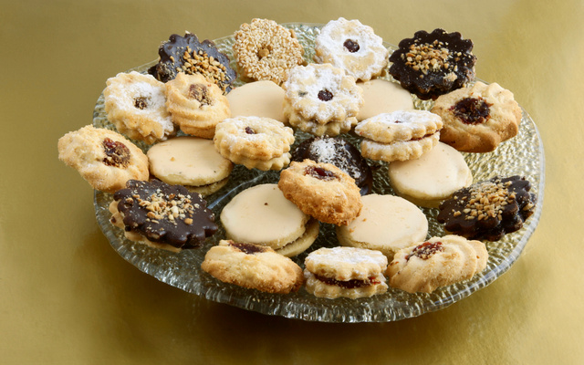 Petits sablés au Nutella et confiture de fraise