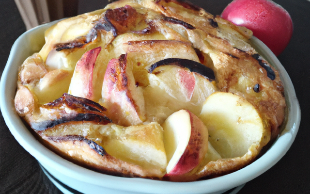 Clafoutis aux pommes rapide