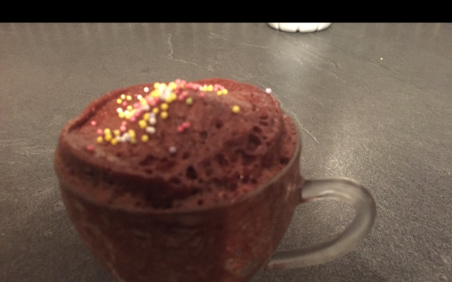 Mug cakes au Nutella