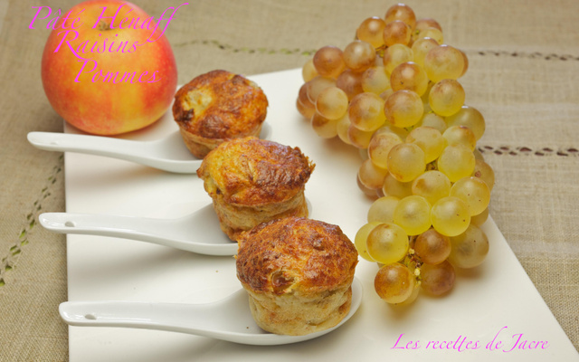 Recette autour du pâté Hénaff et muffins aux pommes et raisins