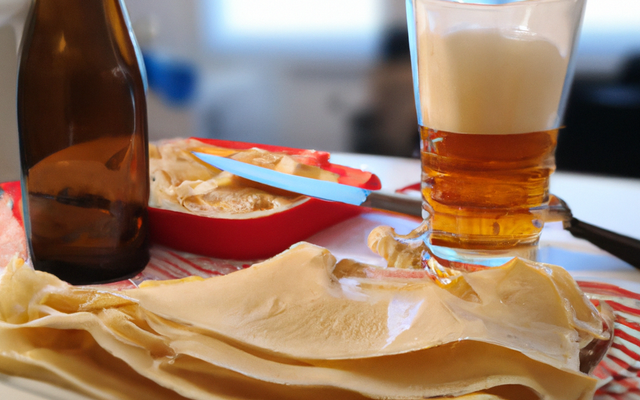 Crêpes sucrées à la bière