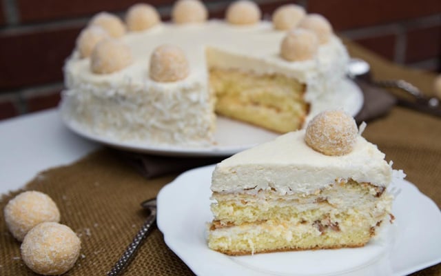 Gâteau aux Raffaello