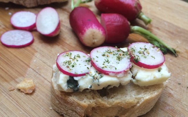 Tapas d'été bleues et rose
