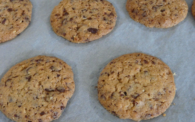 Cookies chocolat noisette