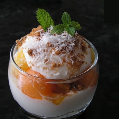 Tiramisu créole au melon