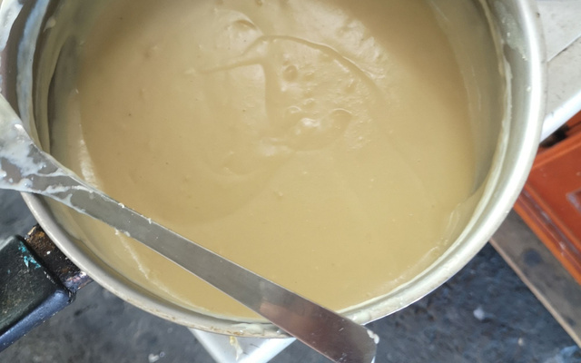 Crème pâtissière facile au sucre vanillé