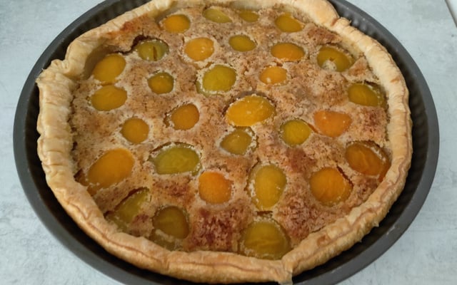 Tarte aux abricots à la crème d'amandes