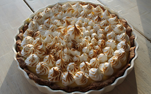 Tarte au citron pour 8 convives