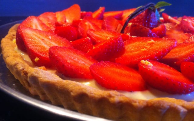  Tarte aux fraises croustillante