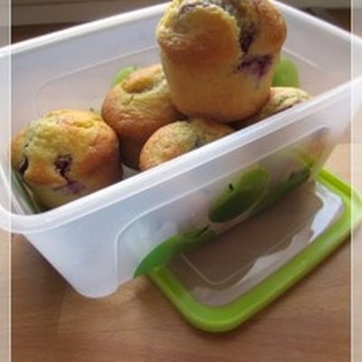 Muffins aux framboises facile