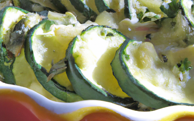 Gratin de courgettes pour les enfants