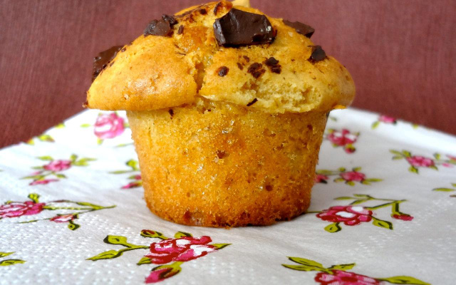 Muffins au beurre de cacahuète et pépites de chocolat