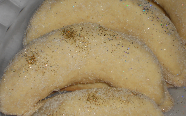 Petits croissants à la noix de coco