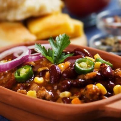 Chili con carne de chef