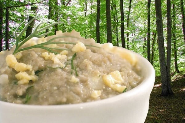 Caviar de champignons à l'aneth