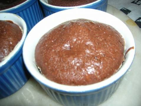 Fondant cœur chocolat