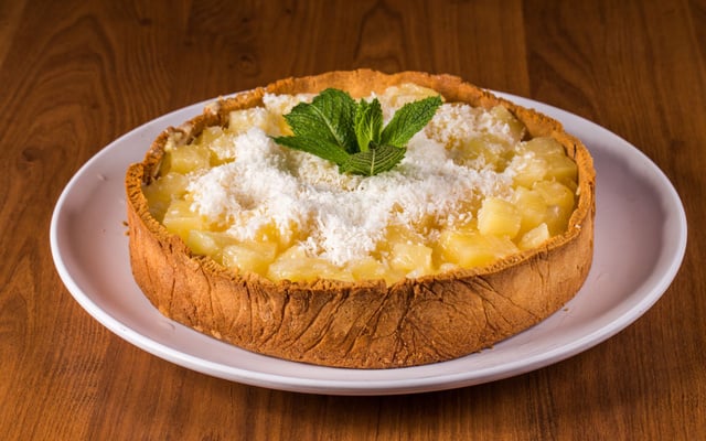 Tarte ananas et noix de coco