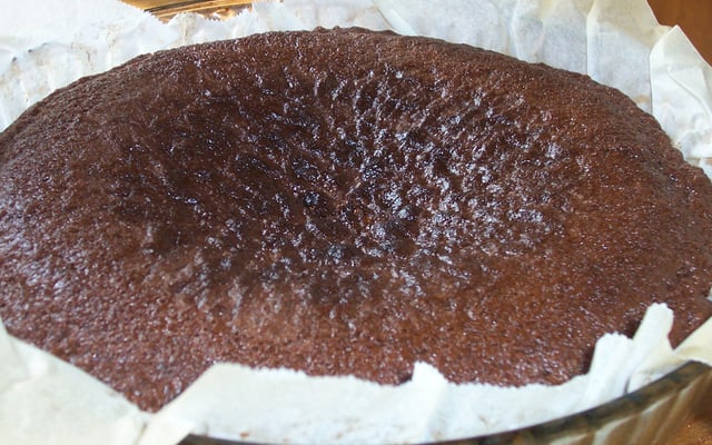 Gâteau au chocolat à base de cacao en poudre