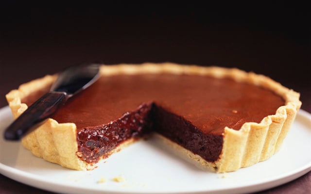 Tarte au chocolat noir