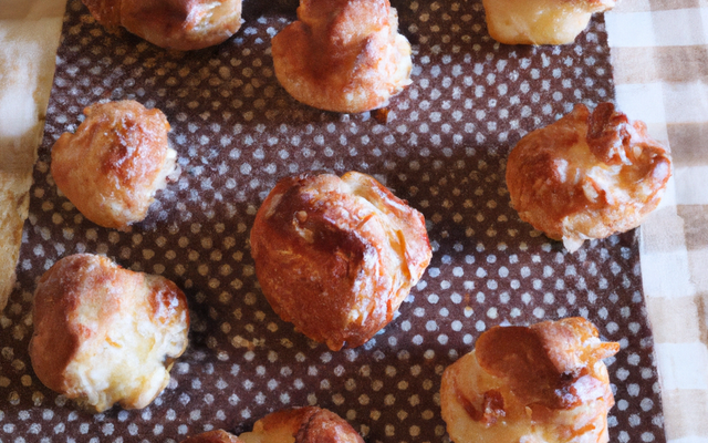 Petits choux à la Fourme d'Ambert
