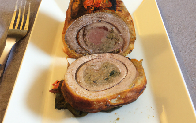 Filet mignon de porc en croûte à la Tome de Cambrai