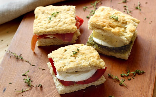 Mini-sandwiches foccacia