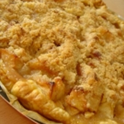 Tarte pommes-bananes version "crumble" rapide