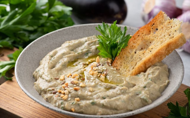 Caviar d'aubergines au Monsieur Cuisine