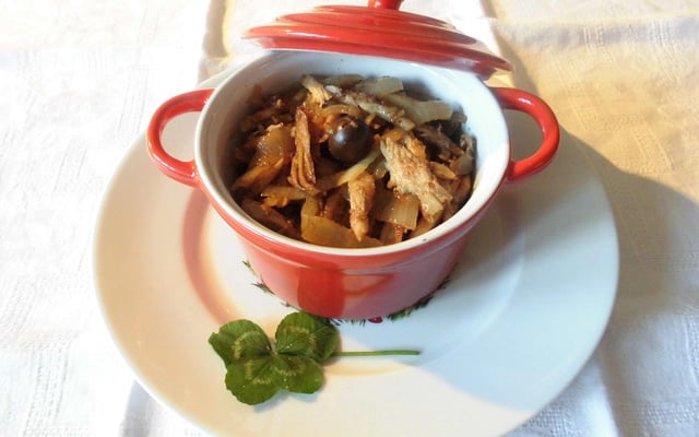 Emincé de poulet au miel et aux épices