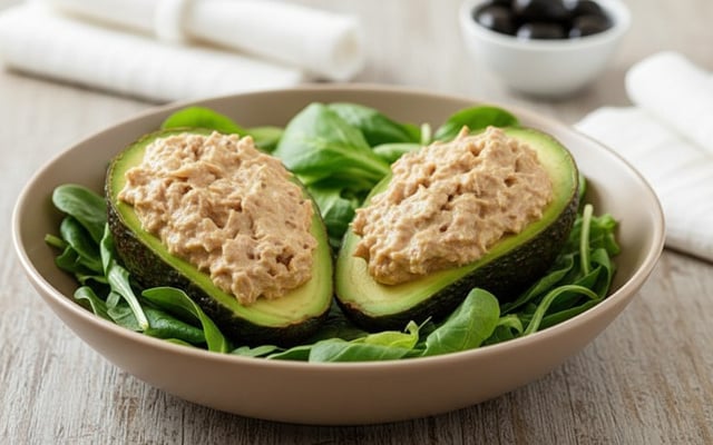 Salade d'avocat au thon
