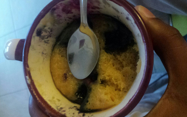 MugCake aux myrtilles